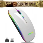 AMZCase traadita hiir, Bluetooth 5.0 ja 2.4G, hall, laetav, kaasaskantav