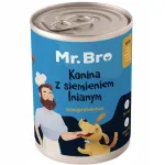 Koerakonservid Mr. Bro hobuseliha ja lina seemnetega, 400 g