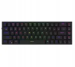 Juhtmevaba mehaaniline klaviatuur Aqirys AQI-GA-KB-8, Gateron Red, must