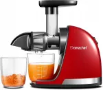 AMZCHEF ZM1501 aeglaselt t&ouml;&ouml;tav mahlapress, punane