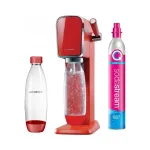 Soda Stream Art punane gaseeritud vee valmistaja, 1 pudel