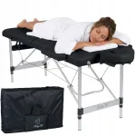 Kokkupandav alumiiniumist BODYFIT massaažilaud, 3-osaline, kotiga