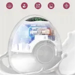 Juhtmevaba elektriline rinnanibu pumbajaam, 12 tugevust, 4 režiimi, 3 otsiku suurust