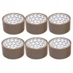 Kleepuv teip OFFICE PRODUCTS, 48 mm x 50 m, pruun, 6 tk