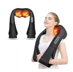 Kaela ja selja massaažiseade AERLANG Shiatsu soojendusega, 4D, kodu ja auto jaoks (153)