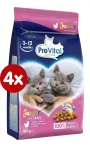 PREVITAL junior kuiv kassitoit kanaga 4 x 950 g