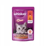Whiskas kassitoit linnuliha ja veiselihaga 85g
