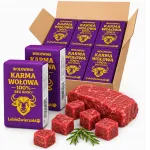 Koeratoit 10 kg, k&uuml;lmutatud 100% veiseliha luuvabad t&uuml;kid
