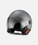 Avatud kiiver visiiriga VESPA Langhe matt hall, suurus M