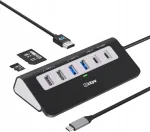 USB-C adapter arvutitele, HDMI 4K, PD 100W, USB pordid