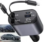 Autolaadija JOINT, 120 W, 4-&uuml;hes, USB-C ja USB-A, kiire laadimine