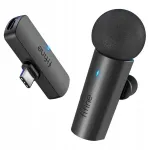 Traadita USB-C lavalier mikrofon telefonidele, 2,4 GHz