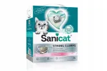 SANICAT Strong Clumps valge bentoniit kassiliiv beebipudrul&otilde;hnaga, 10 l
