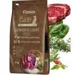 Koeratoit Fitmin Purity Rice Senior&Light p&otilde;dra- ja lambalihaga, 2 kg