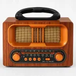 Retro raadio Bluetoothi, AUX ja DC 5V toitega