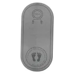 TPE jooga matt, libisemiskindel, 6 mm, hall + h&uuml;ppen&ouml;&ouml;r