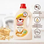 Pesugeel villale ja siidile Omino Bianco Marseille, Marseille seebiga, 2 l