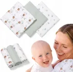 Musliinm&auml;hkmelina, 100% puuvill, 3 tk., Babyono