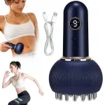 Elektriline peanaha masseerija valgusraviga, punane