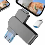 M&auml;lupulk 512GB, USB 3.0, USB-C, Lightning, 4in1, telefonidele ja arvutitele