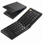 Kaasaskantav kokkupandav QWERTZ Bluetooth klaviatuur reisiks