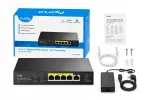 Ruuter CUDY C200P PoE+ 30W, 4x LAN, Gigabit, AP kontroller, USB 3.0, 802.3at/af