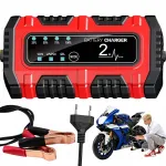 Automaatne 12V akulaadija LCD-ekraaniga taastamisfunktsiooniga