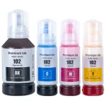 Tindikassettide komplekt E-102, 4 tk, Epson EcoTank ET-2751 / ET-2756