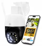 P&ouml;&ouml;ratav IP-kaamera GSM/WIFI/4G LTE-ga, 5 MP, heli ja liikumistuvastus