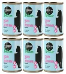 Cosma Nature niiske kassitoit kanaliha ja singiga, 6 x 140 g