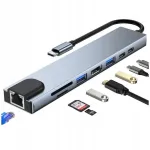 9-&uuml;hes adapter: USB, SD, TF, HDMI, RJ45 hub