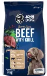 John Dog kuivtoit kutsikatele veiseliha ja krilliga, 3 kg