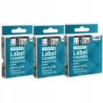 DYMO D1 40913 sildipael, 9 mm x 7 m, valge, 3 tk