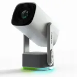 Kaasaskantav LED projektor Manta SMART TV MV, valge