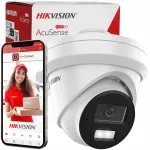 Kuplikujuline IP kaamera Hikvision DS-2CD2383G2-LI2U, 8 Mpx AcuSense IR+LED