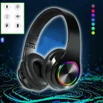 Juhtmevabad Bluetooth k&otilde;rvaklapid RGB valgustuse ja mikrofoniga lastele