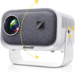 Mini projektor WiFi Bluetooth JIMVEO E18 1080p valge