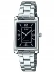 Naiste kell CASIO LTP-1234DD-1A karbi ja graveeringuga