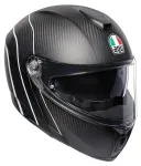 AGV SPORTMODULAR REFRACTIVE s&uuml;sinikkiust mootorrattakiiver, matt must/hall