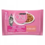 PURINA ONE Junior m&auml;rg kassitoit, 48 x 85 g
