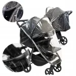Vankri vihmakaitse helkuriga Carrello Bravo Carbon Mlite