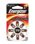 Kuuldeaparaadi patareid Energizer 312, 8 tk, 1,4 V