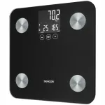 Sencor SBS6026BK elektroonilised kaalud, 180 kg, mustad, LCD-ekraan