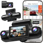 REDTIGER VP40 4-kanaline auto videoregistraator 360&deg; STARVIS2 &ouml;&ouml;n&auml;gemise ja GPS-iga