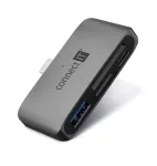 USB-C jagaja ConnectIT CompactPRO SD-kaardi lugejaga, antratsiithall