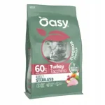 Toit steriliseeritud kassidele Oasy Superior kalkunilihaga, 1,5 kg