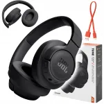Juhtmevabad k&otilde;rvaklapid JBL TUNE 720BT, Bluetooth, mustad, USB-C