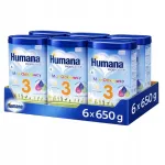 Humana 3 piimasegu alates 12. kuust, 6 x 650 g