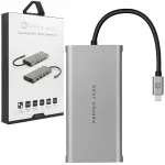 Pepper Jobs USB-C 12in1 hub, 2x HDMI, DisplayPort, 4x USB, SD/TF, RJ-45, PD 100W