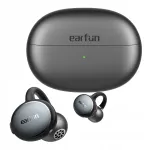 Traadita k&otilde;rvaklapid &uuml;le k&otilde;rvade LDAC Bluetooth mustad EarFun